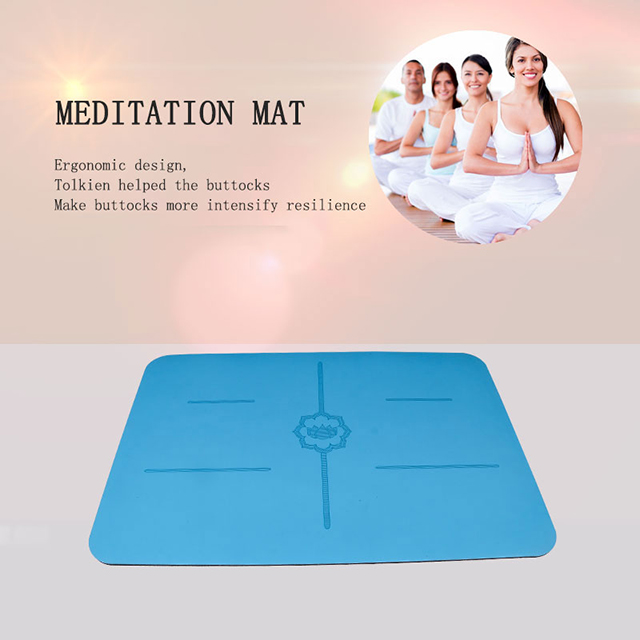 PU Rubber Meditation Mat, Custom Printing