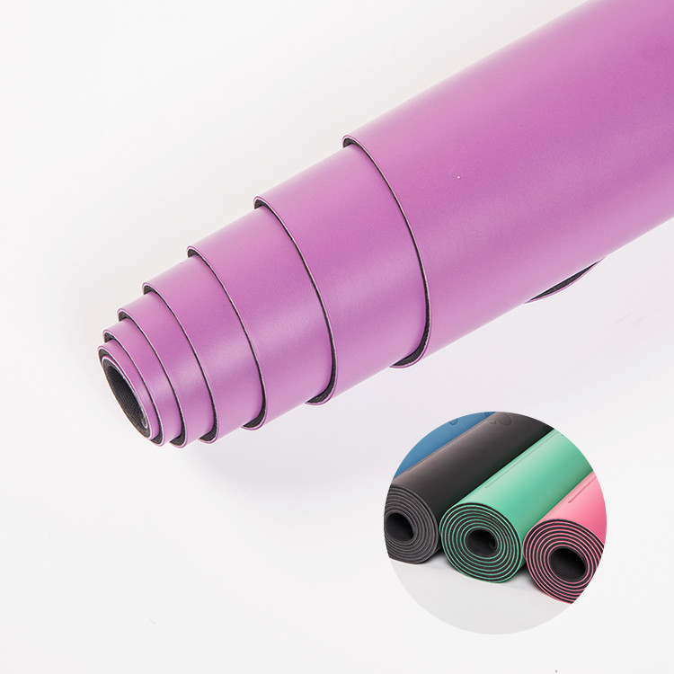 Best Purple Non Slip PU Rubber Yoga Mat Manufacturer