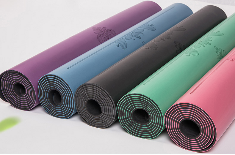 Best Purple Non Slip PU Rubber Yoga Mat Manufacturer Buy rubber yoga