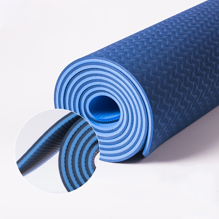 Custom TPE Yoga Mats with Double Colors , Best-selling Yoga Mats