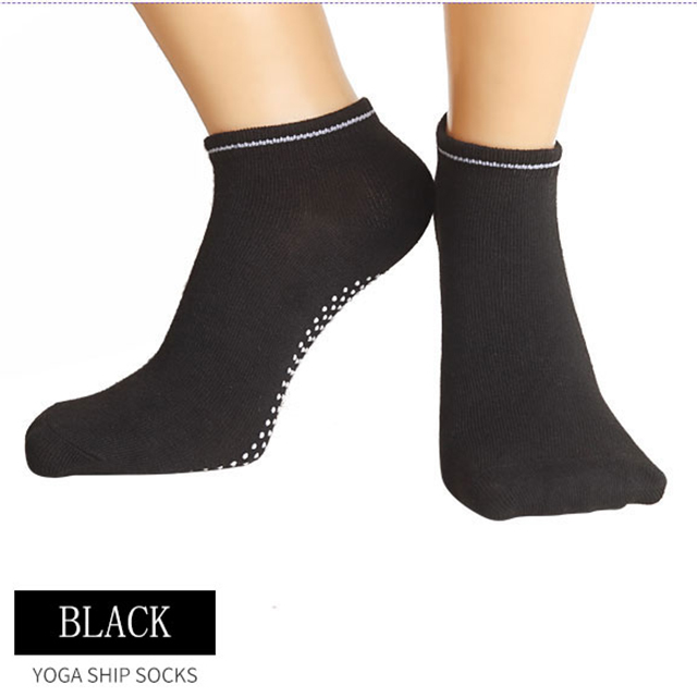 Wholesale Non Slip Toeless And Backless Yoga Sock with Silicone Dots