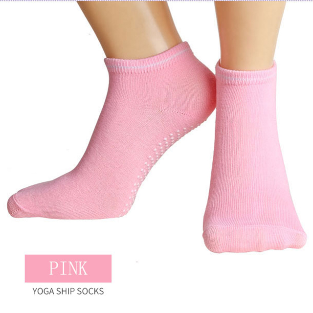 Wholesale Non Slip Toeless And Backless Yoga Sock with Silicone Dots