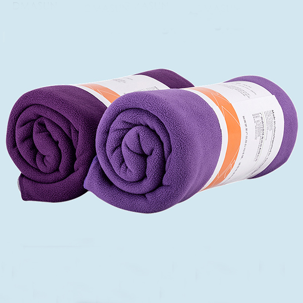 Fitness microfiber fabric wholesale non slip warm yoga towel mat