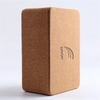  Wholesale Customized Logo Eco-friendly Fitness Odor Free Non-Slip Natural Cork Yoga Block