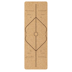  Custom Logo Non-Toxic Rubber Backing, Natural Sustainable Cork Resists Germs and Odor Pilates Eco-friendly Natural Rubber Cork Yoga Mat