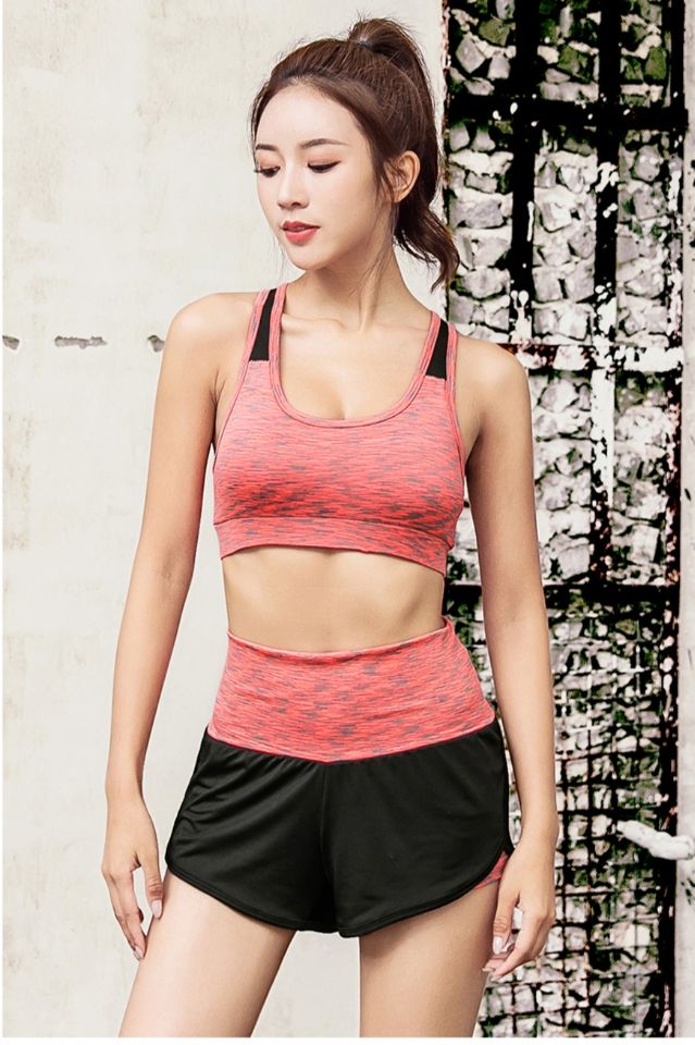 Women's 5 Piece Set, Running Suit Gym Outfit Workout Sports Wear Yoga Suit Fitness Sports Athletic Wear