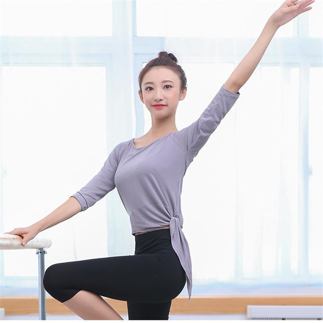 Wholesale fitness cloth custom women yoga short sleeve