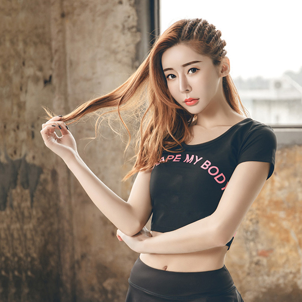 High quality Yoga clothes show slim woman Shirts Fitness Quick Dry Pants
