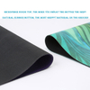High Quality Luxurious micro-fiber suede yoga mats rubber mat pattern screen printing