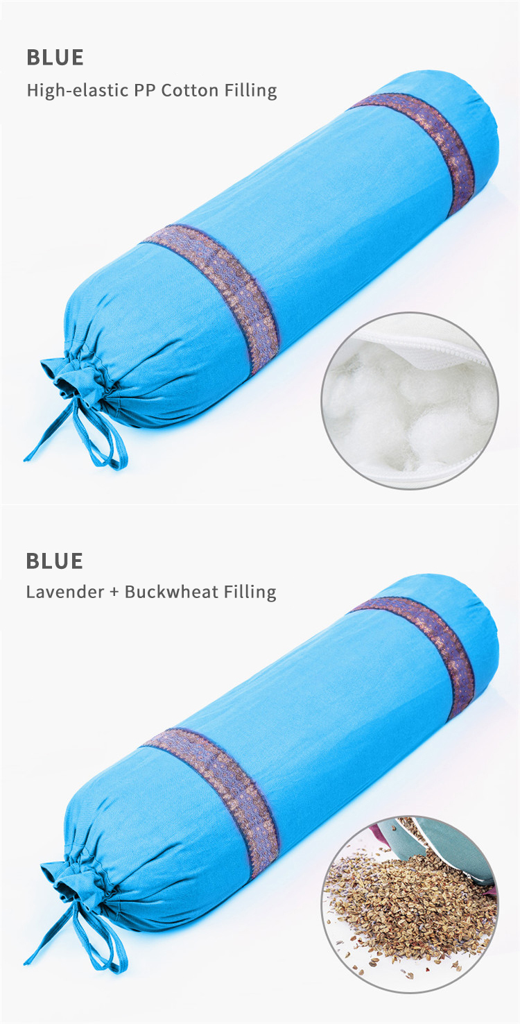Wholesale Cotton Yoga Round Supportive Pillow, Meditation Pilates Eco Friendly Yoga Bolster