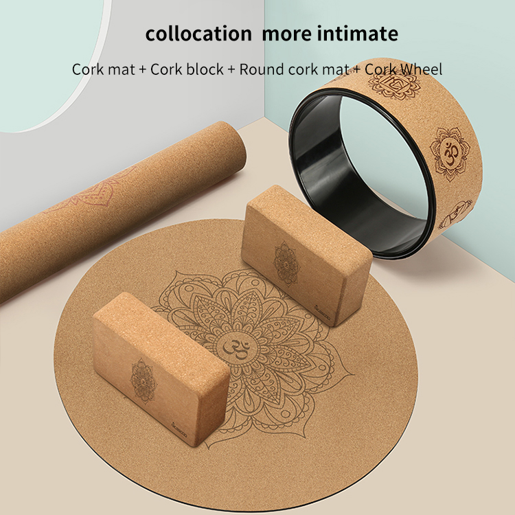 Cork Rubber Yoga Mat -- Hot Sale Yoga Mat, Custom Printed 