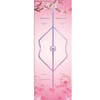 High Quality Luxurious micro-fiber suede yoga mats rubber mat pattern screen printing