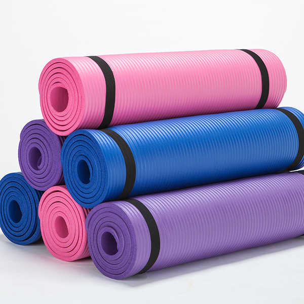 High Density Thick 15mm Exercise NBR Printing Yoga Mat custom Logo