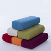Hot Selling Round Rectangular Shape Organic Yoga Bolster Meditation Pilates Yoga Pillow Buckwheat Cotton Inside 