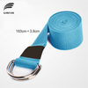  Sport Durable Stretch Strap D-Ring Belts Gym Waist Leg Fitness Training Adjustable Yoga Strap 100% Cotton