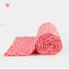 Custom Hot Yoga Mat Towel Texture 100% Absorbent Odorless Microfiber for Hot Yoga and Pilates Non Slip Yoga Towel