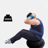 Multi-Functional Balance Hemisphere Yoga Ball, Balance Trainer Core Exercise Ball,Half Massage Yoga Ball 