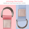 Fitness Equipment D Ring Yoga Cotton Strap Non-Toxic Cotton Iyengar Yoga Stretch Belt