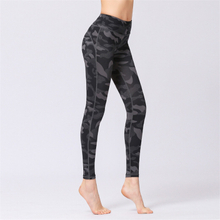 Factory Wholesale Fitness High Waisted Leggings Camo Printed Tummy Control Yoga Pants Workout Leggings 