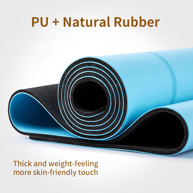 PU. Details about   My Yogis Eco-friendly yoga mat for adults. Natural Rubber 